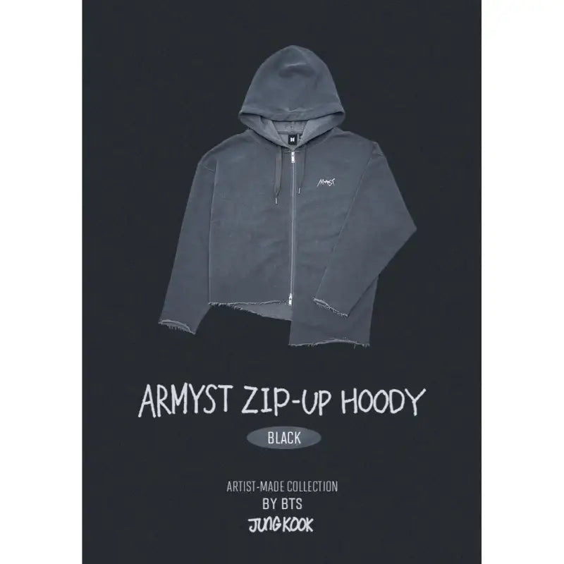 BTS - Artist-made Collection - Jungkook ARMYST Zip-up Hoodie - BTS - Clothing - Harumio