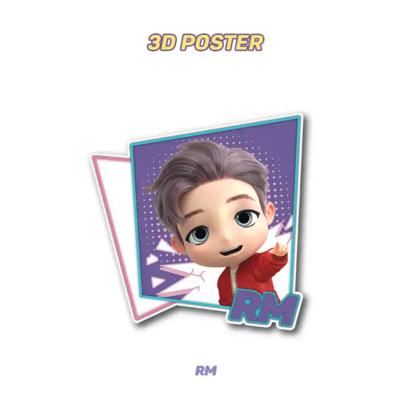 BTS - TinyTAN - 3D Poster - BTS TinyTAN - Posters - Harumio