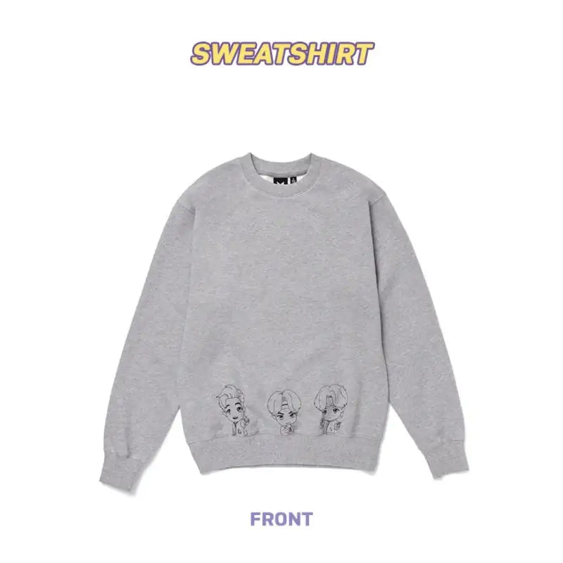 BTS - TinyTAN - Sweatshirt 01 - BTS - Clothing - Harumio