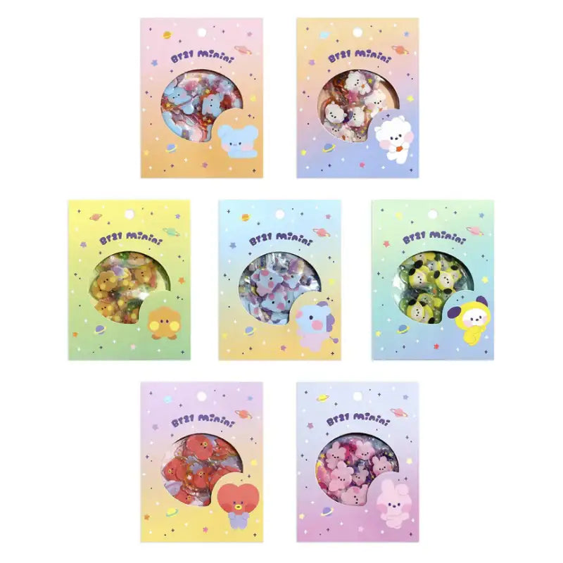 Monopoly x BT21 - Minini Flake Sticker - Monopoly - Stationery - Harumio