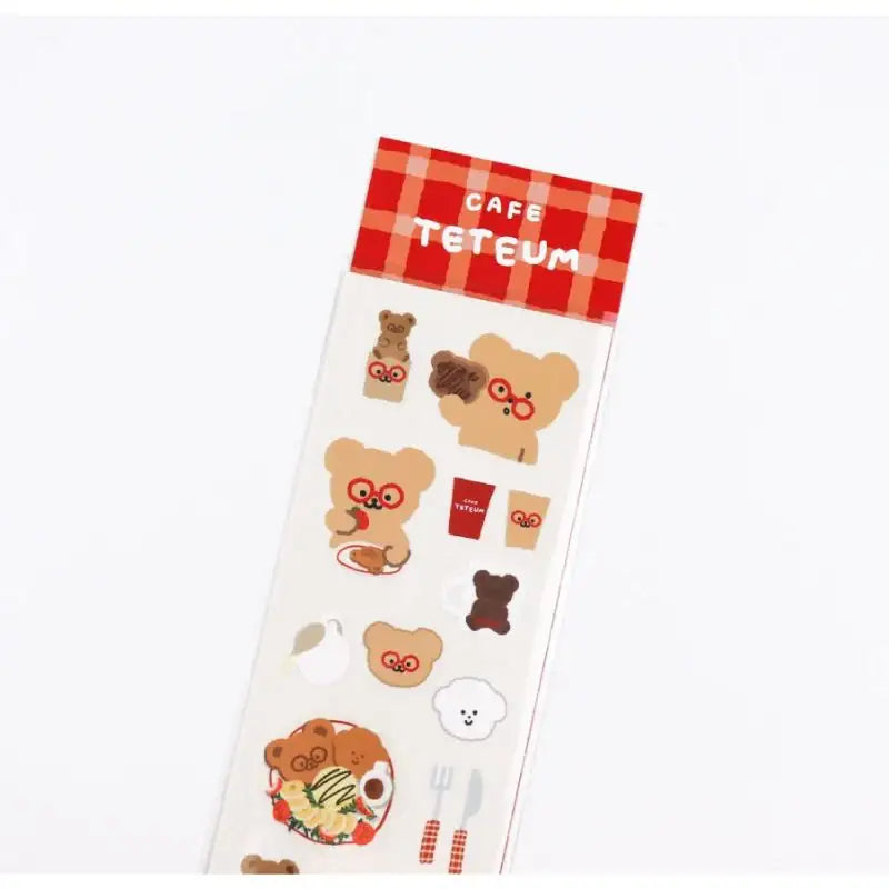 Teteum - Cafe Teteum Sticker - Teteum - Accessories - Harumio