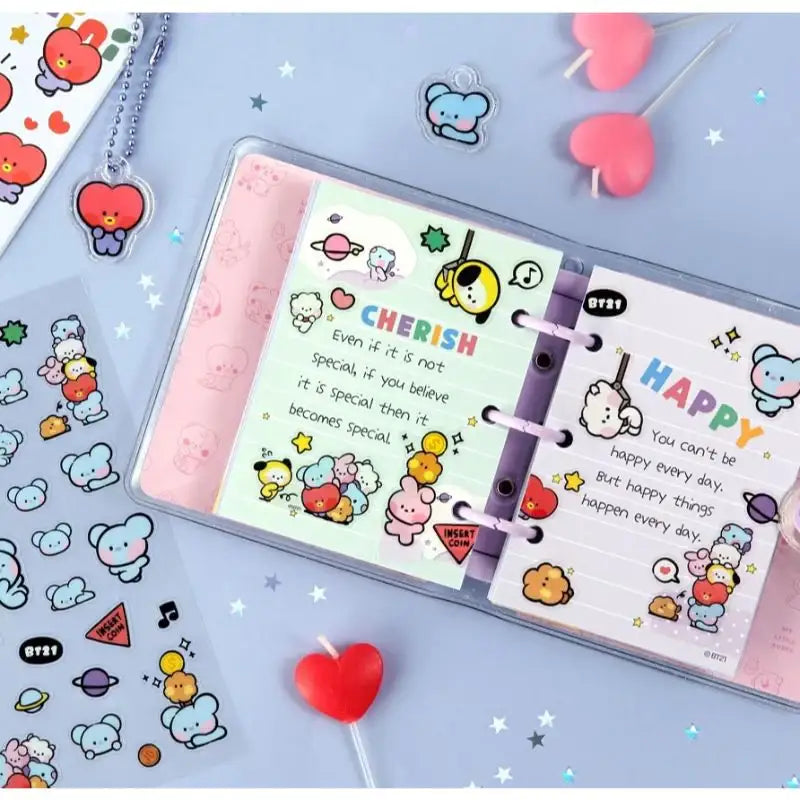 Monopoly x BT21 - Minini Clear Sticker - Monopoly - Accessories - Harumio