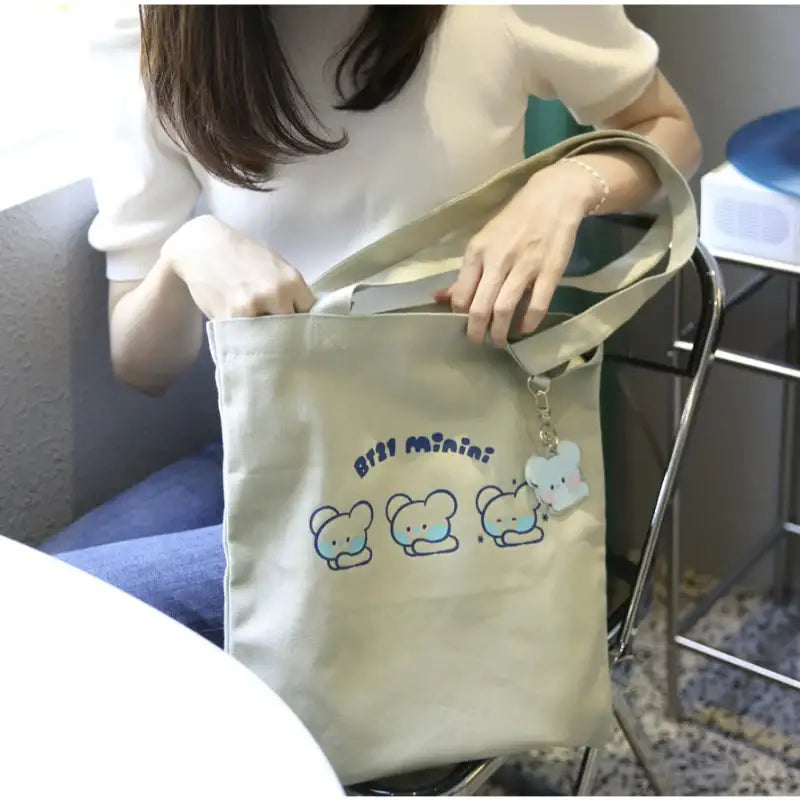 Monopoly x BT21 - Minini Canvas Eco Bag - Monopoly - Bag - Harumio