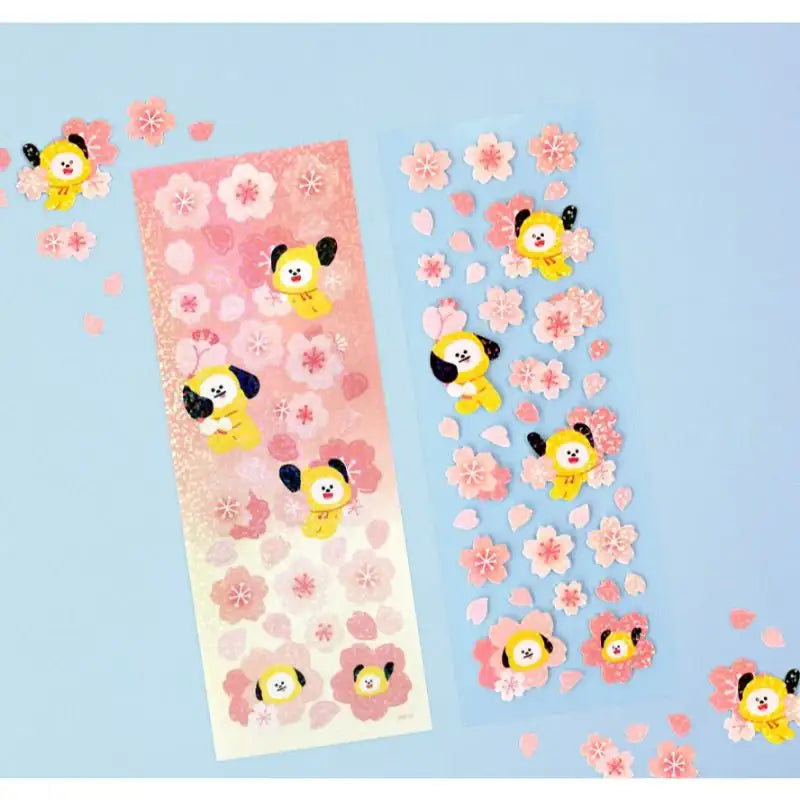 Monopoly x BT21 - Hologram Sticker - Cherry Blossom - Monopoly - Accessories - Harumio