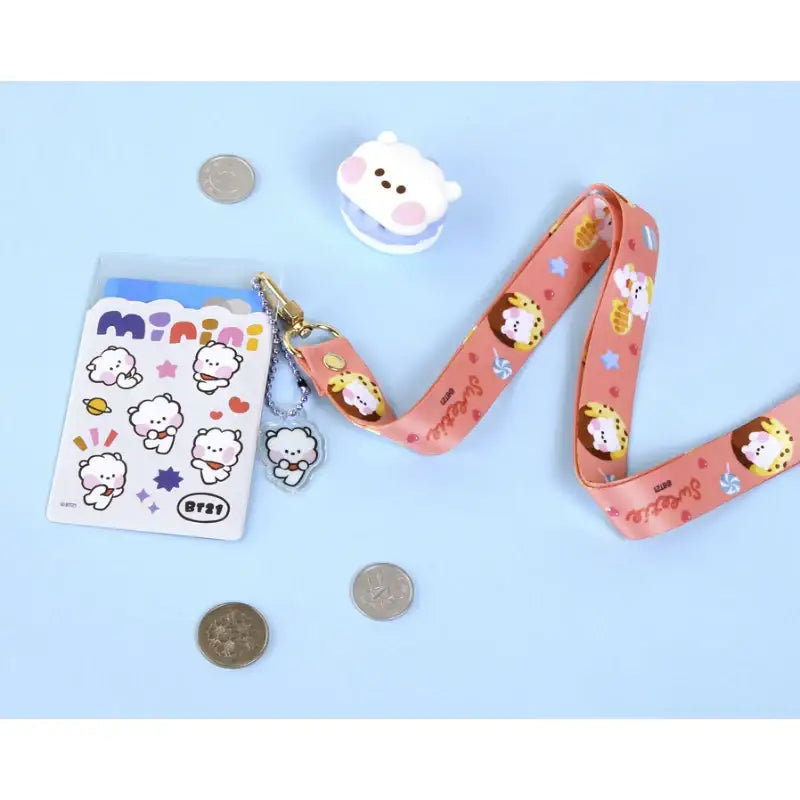 Monopoly x BT21 - Neck Strap - Sweetie - Monopoly - Accessories - Harumio Monopoly x BT21 - Neck Strap - Sweetie - Monopoly - Accessories - Harumio