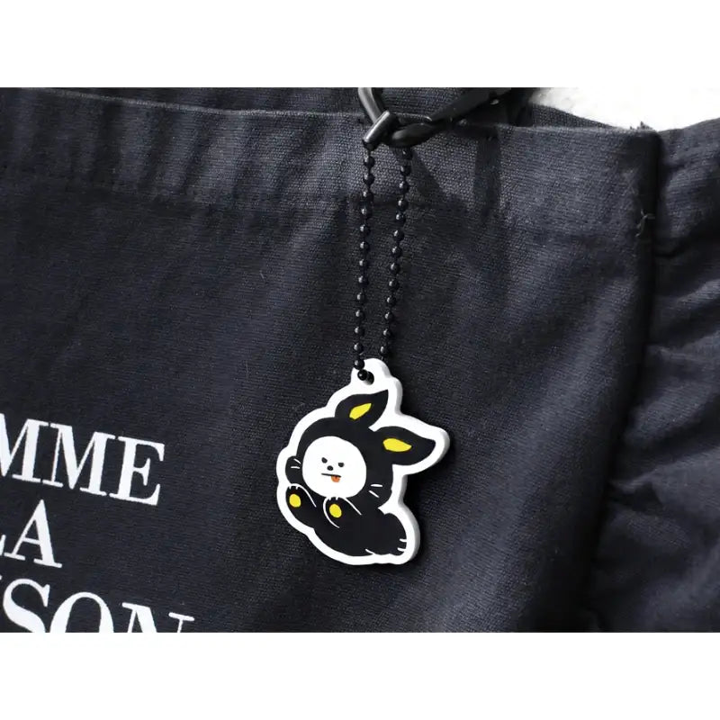 Monopoly x BT21 - Acrylic Simple Keyring - Black Rabbit - Monopoly - Accessories - Harumio