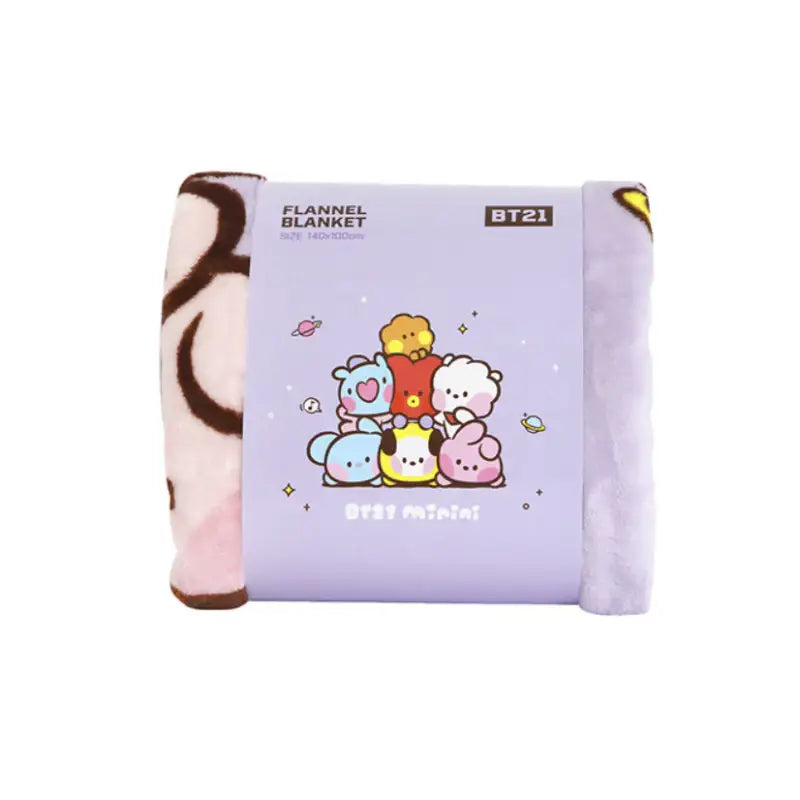 BT21 - Minini Flannel Blanket - BT21 - Home & Living - Harumio BT21 - Minini Flannel Blanket - BT21 - Home & Living - Harumio