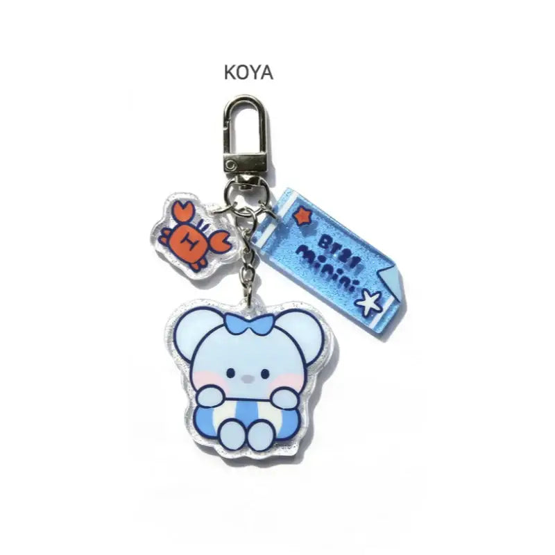 Monopoly x BT21 - Acrylic Keyring - Summer Sky - Monopoly - Accessories - Harumio Monopoly x BT21 - Acrylic Keyring - Summer Sky - Monopoly - Accessories - Harumio