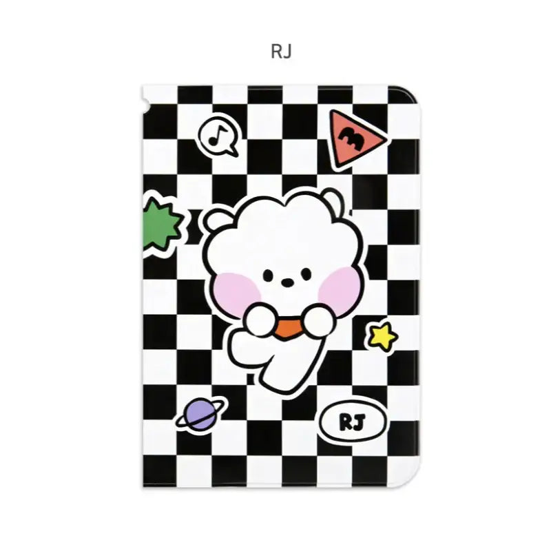 Monopoly x BT21 - Minini Passport Cover - Checkered - Monopoly - Accessories - Harumio Monopoly x BT21 - Minini Passport Cover - Checkered - Monopoly - Accessories - Harumio