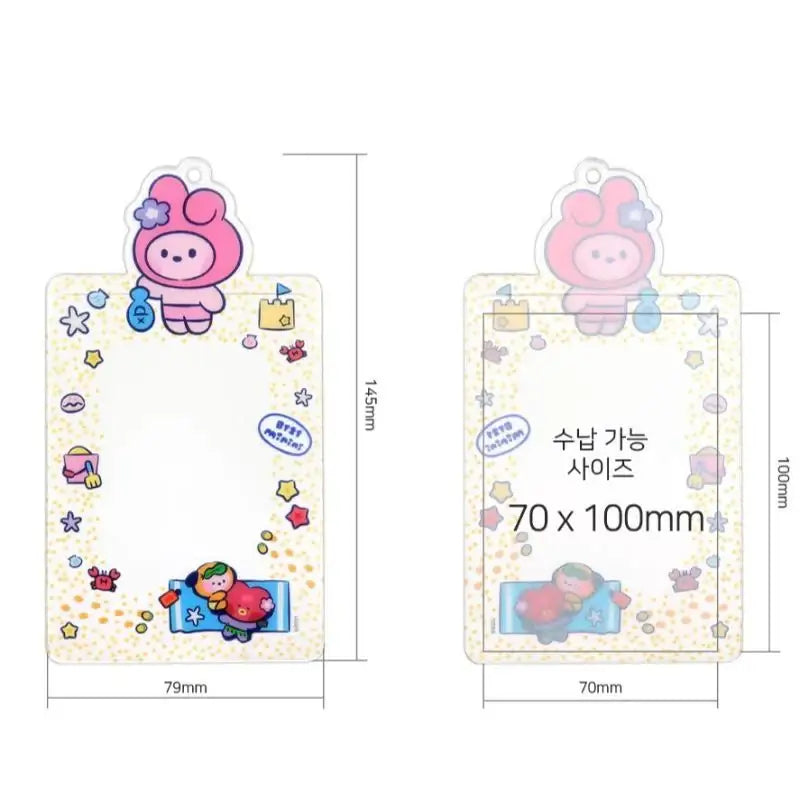 Monopoly x BT21 - Photo Holder - Summer Sky - Monopoly - Accessories - Harumio Monopoly x BT21 - Photo Holder - Summer Sky - Monopoly - Accessories - Harumio
