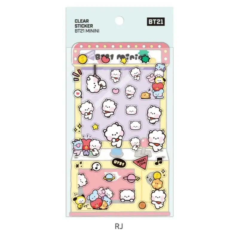 Monopoly x BT21 - Minini Clear Sticker - Monopoly - Accessories - Harumio Monopoly x BT21 - Minini Clear Sticker - Monopoly - Accessories - Harumio