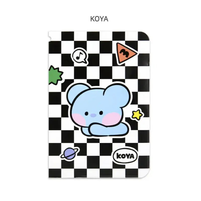 Monopoly x BT21 - Minini Passport Cover - Checkered - Monopoly - Accessories - Harumio Monopoly x BT21 - Minini Passport Cover - Checkered - Monopoly - Accessories - Harumio