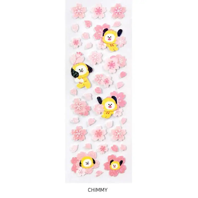 Monopoly x BT21 - Hologram Sticker - Cherry Blossom - Monopoly - Accessories - Harumio Monopoly x BT21 - Hologram Sticker - Cherry Blossom - Monopoly - Accessories - Harumio
