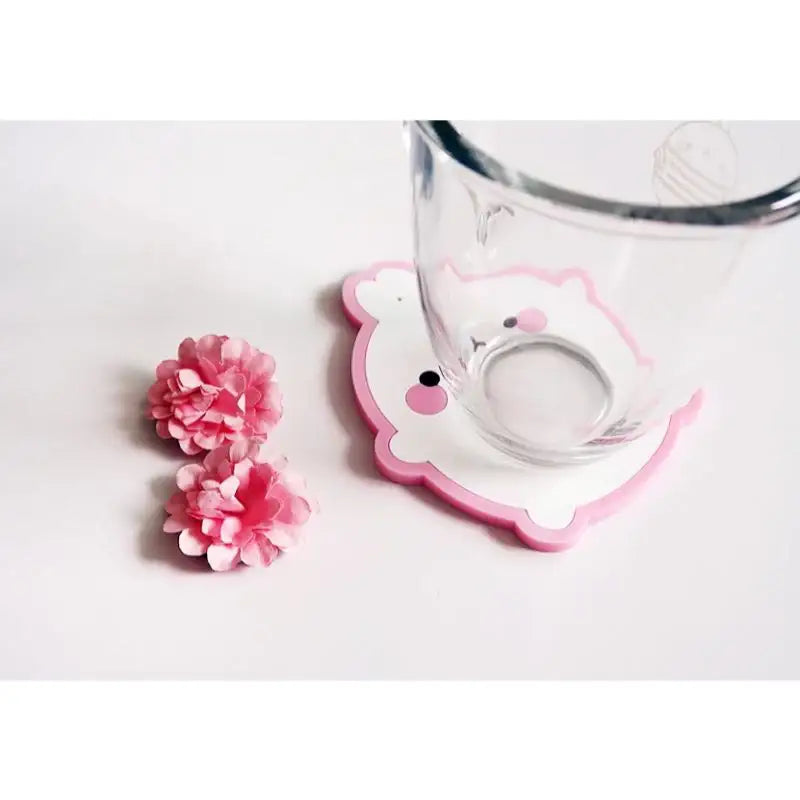 Molang - Pink Coaster - Molang - Accessories - Harumio Molang - Pink Coaster - Molang - Accessories - Harumio