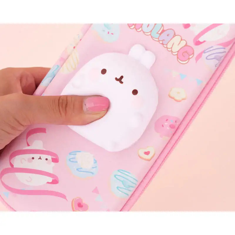 Molang - Sweet Squishy EVA Pouch - Molang - Pouch - Harumio Molang - Sweet Squishy EVA Pouch - Molang - Pouch - Harumio