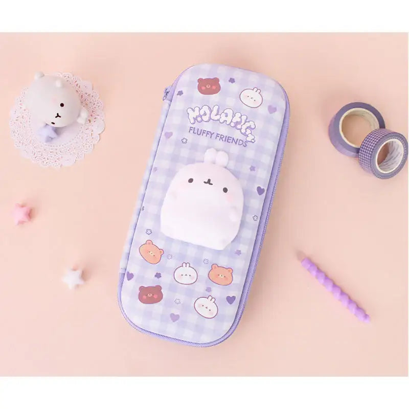 Molang - Sweet Squishy EVA Pouch - Molang - Pouch - Harumio Molang - Sweet Squishy EVA Pouch - Molang - Pouch - Harumio