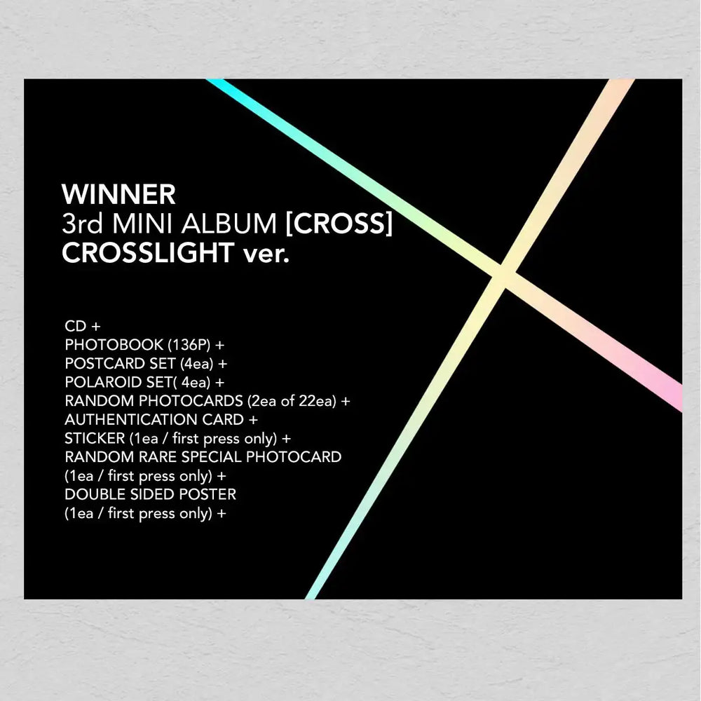 WINNER - Mini Album Vol. 3 - CROSS - WINNER - Mini Album - Harumio