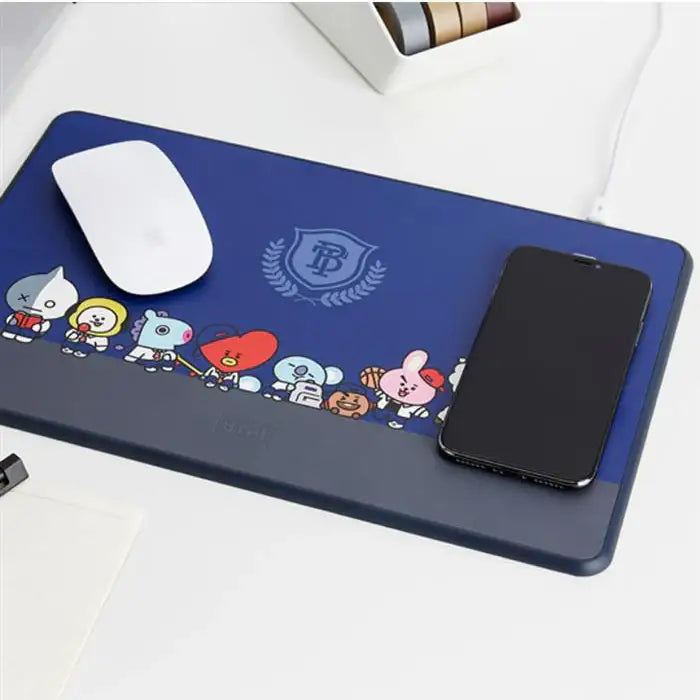 BT21 - Official Merch - Wireless Charging Mouse Pad - BT21 - Mouse Pad - Harumio