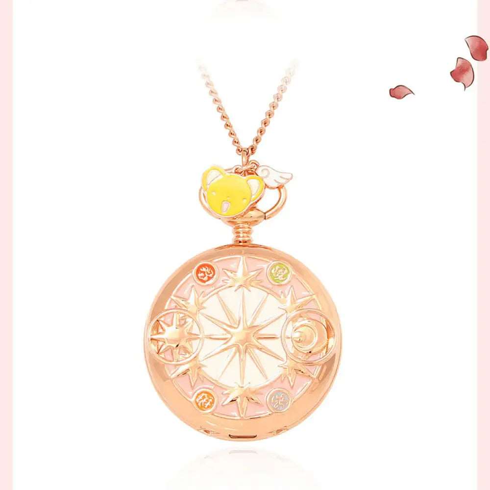 OST x Cardcaptor Sakura - Clear Card Pocket Watch Necklace - OST - Jewelry - Harumio