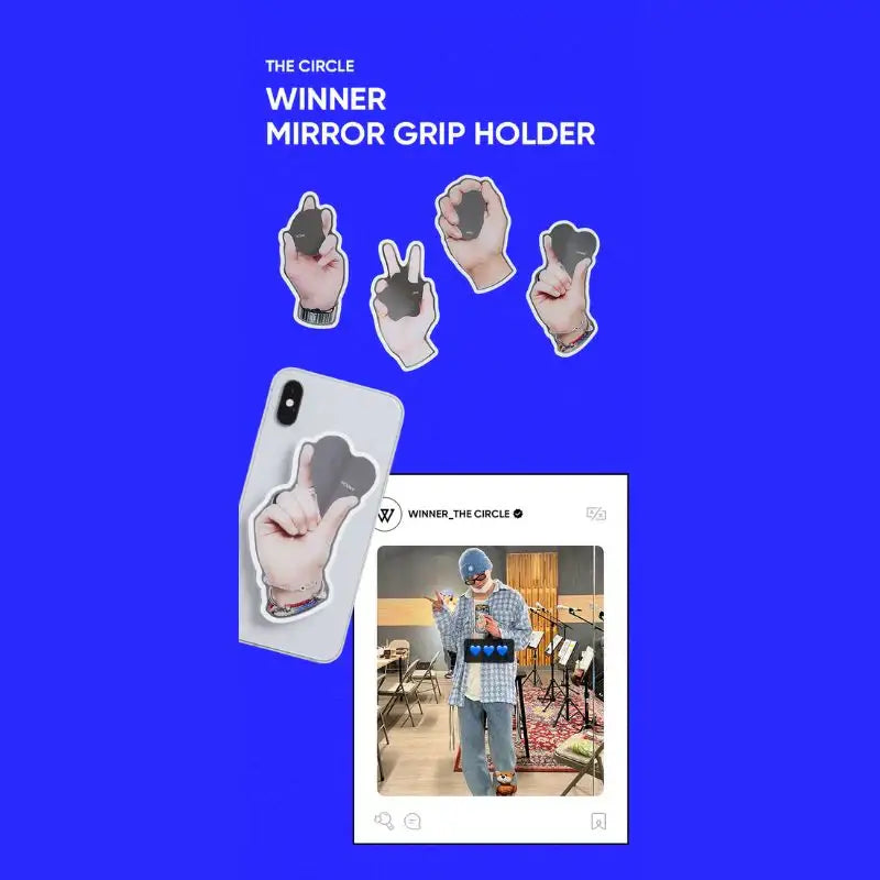 WINNER - The Circle - Mirror Grip Holder - WINNER - Accessories - Harumio WINNER - The Circle - Mirror Grip Holder - WINNER - Accessories - Harumio