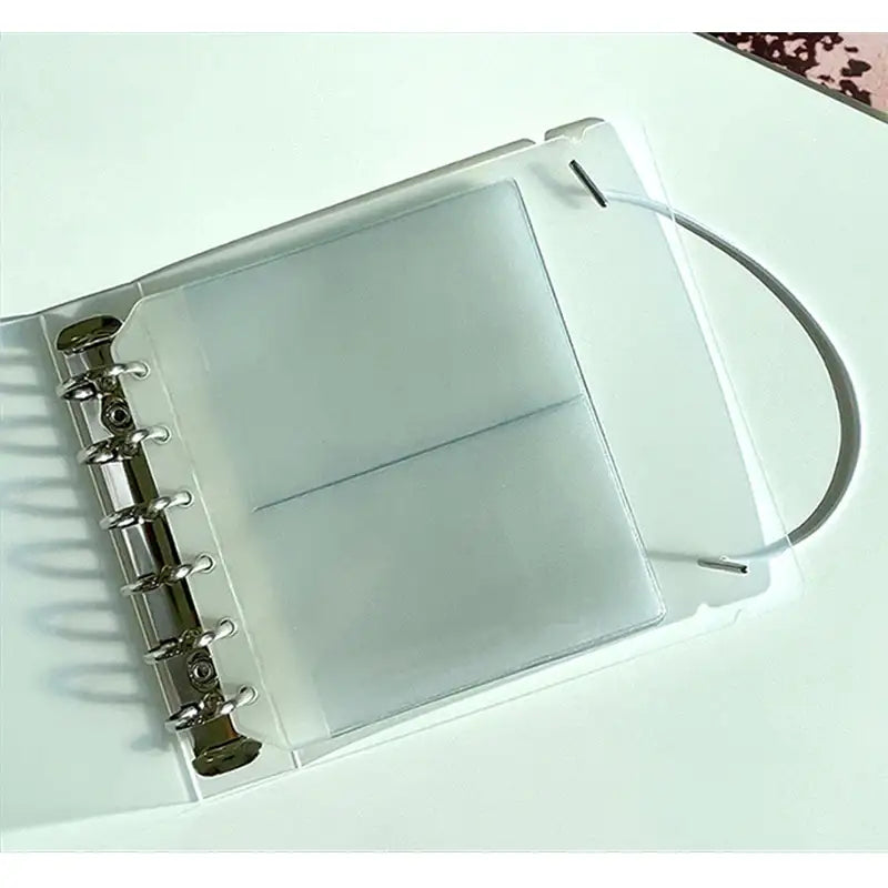 Yudaeng - Wide A7 - Translucent PP Square Cover Binder - Yudaengdotcom - File Storage - Harumio
