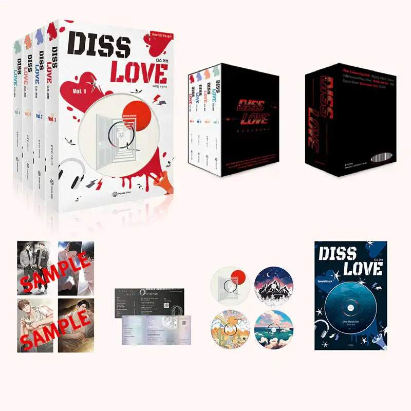 Diss Love - Vol. 1-4 Set - Novel - YOUNGCOM - Novel - Harumio