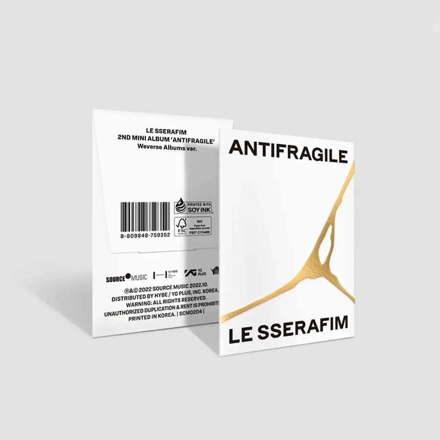LE SSERAFIM - ANTIFRAGILE : Mini Album Vol. 2 (Weverse Album Version) - LE SSERAFIM - Album - Harumio