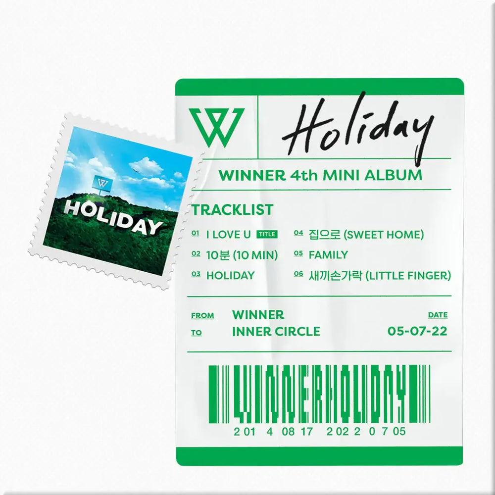 WINNER - HOLIDAY : Mini Album Vol. 4 (KiT Album) - WINNER - Album - Harumio WINNER - HOLIDAY : Mini Album Vol. 4 (KiT Album) - WINNER - Album - Harumio