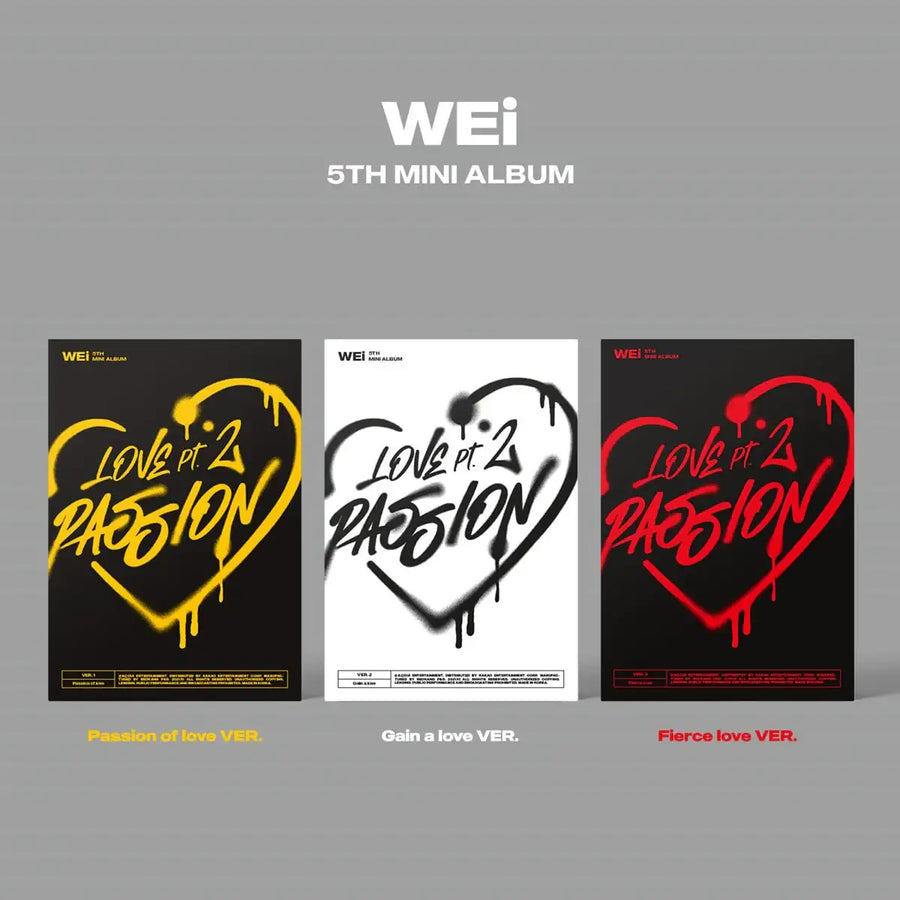 WEi - Love Pt. 2 Passion : 5th Mini Album - WEi - Album - Harumio