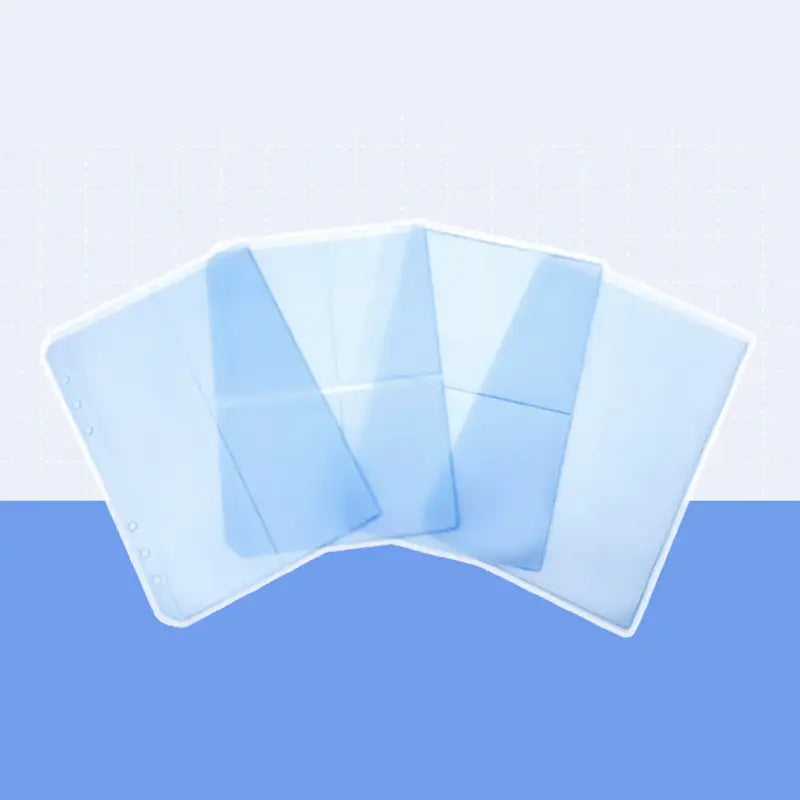 Yudaeng - A5 - 6 Hole Diary Translucent PVC Storage Inlay - Yudaengdotcom - Binder Pockets - Harumio Yudaeng - A5 - 6 Hole Diary Translucent PVC Storage Inlay - Yudaengdotcom - Binder Pockets - Harumio