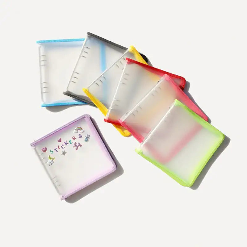 Yudaeng - Wide A5 - Translucent Zipper Square Cover Binder - Yudaengdotcom - File Storage - Harumio Yudaeng - Wide A5 - Translucent Zipper Square Cover Binder - Yudaengdotcom - File Storage - Harumio