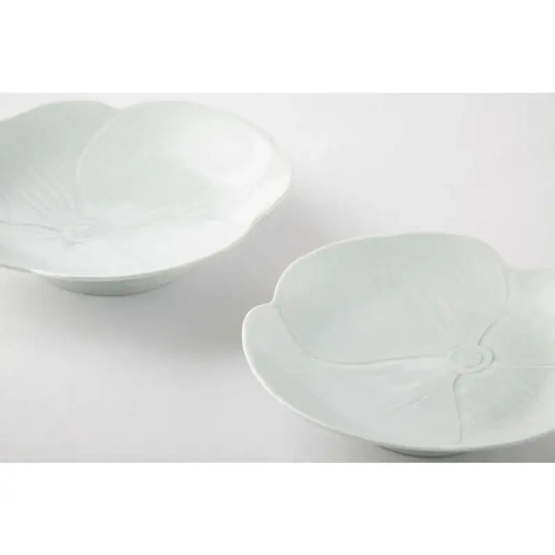 Chaora - Embossed Lily Compote Plate - Chaora - Tableware - Harumio Chaora - Embossed Lily Compote Plate - Chaora - Tableware - Harumio