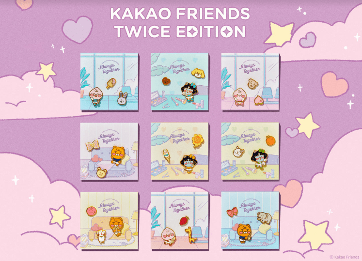 Kakao Friends - TWICE Edition Pin Badges - Kakao Friends - Accesories - Harumio