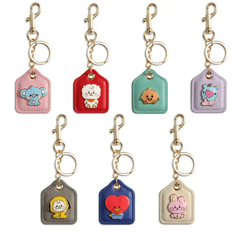 Monopoly x BT21 - Baby Leather Metal Keyring - Monopoly - Keyring - Harumio Monopoly x BT21 - Baby Leather Metal Keyring - Monopoly - Keyring - Harumio