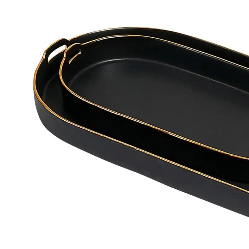 Chaora - Piece Ellipse Tray Set - Chaora - Tableware - Harumio