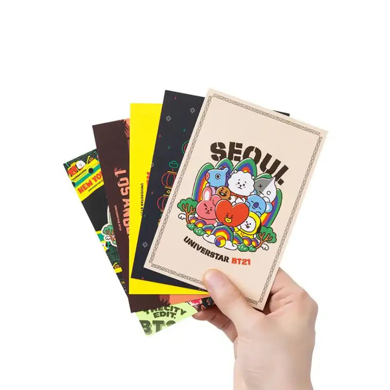 BT21 - City Edition Postcard Set - LINE FRIENDS - Postcard - Harumio