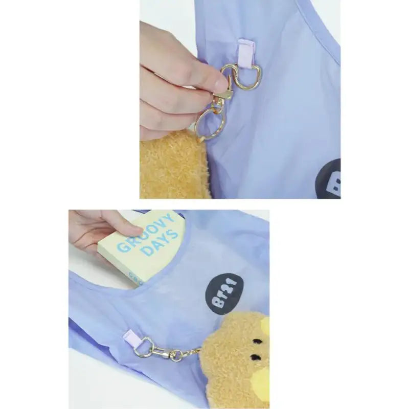 BT21 - Minini Doll Charm Eco Bag - LINE FRIENDS - Eco Bag - Harumio BT21 - Minini Doll Charm Eco Bag - LINE FRIENDS - Eco Bag - Harumio
