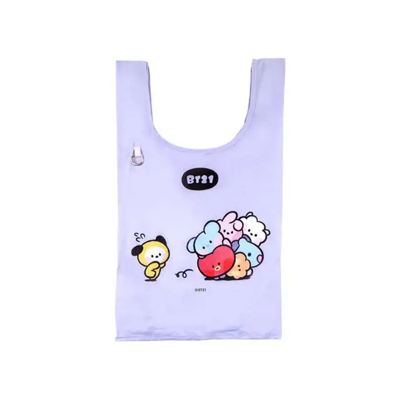BT21 - Minini Doll Charm Eco Bag - LINE FRIENDS - Eco Bag - Harumio BT21 - Minini Doll Charm Eco Bag - LINE FRIENDS - Eco Bag - Harumio