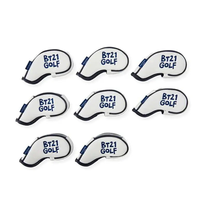 BT21 - Blue Pattern Golf Hole In One Iron Cover Set - BT21 - Sport Goods - Harumio BT21 - Blue Pattern Golf Hole In One Iron Cover Set - BT21 - Sport Goods - Harumio