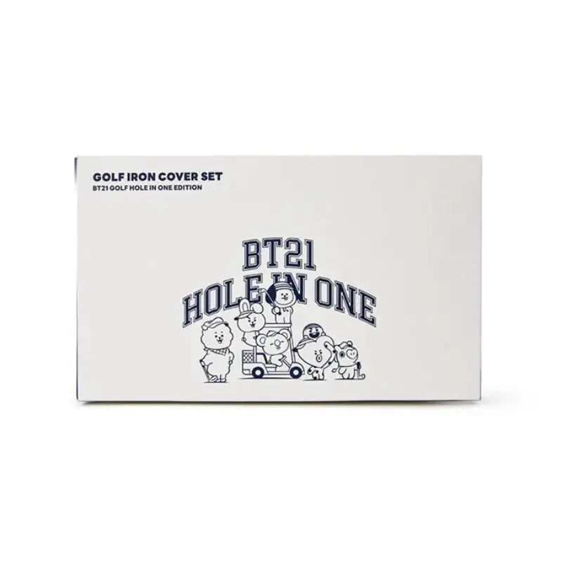 BT21 - Blue Pattern Golf Hole In One Iron Cover Set - BT21 - Sport Goods - Harumio
