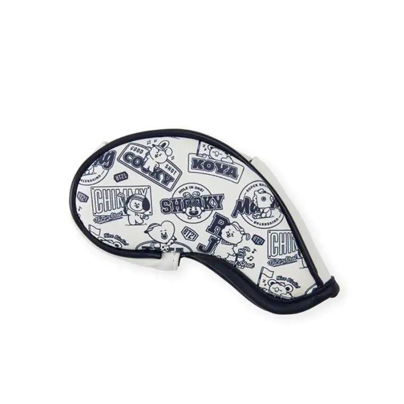 BT21 - Blue Pattern Golf Hole In One Iron Cover Set - BT21 - Sport Goods - Harumio BT21 - Blue Pattern Golf Hole In One Iron Cover Set - BT21 - Sport Goods - Harumio