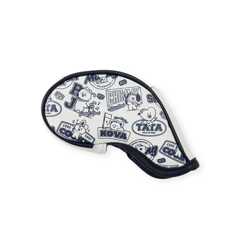 BT21 - Blue Pattern Golf Hole In One Iron Cover Set - BT21 - Sport Goods - Harumio BT21 - Blue Pattern Golf Hole In One Iron Cover Set - BT21 - Sport Goods - Harumio
