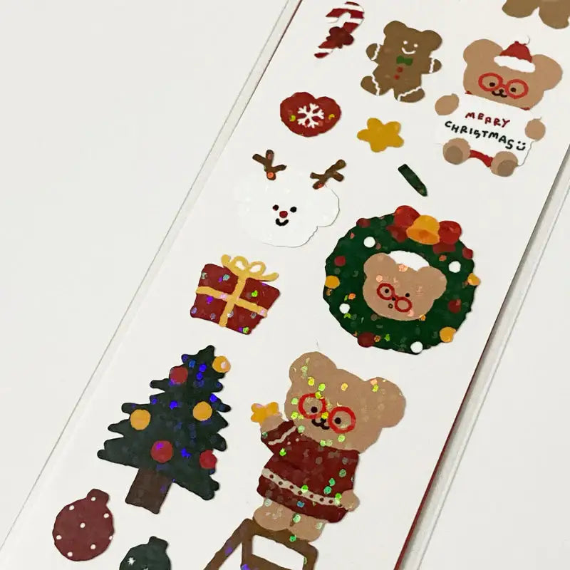 Teteum - Christmas Sticker - Teteum - Sticker - Harumio