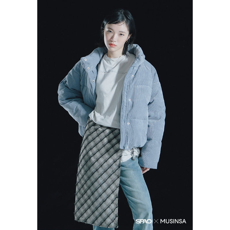Puffy Pastel Contrast Down Jacket – Mochipan