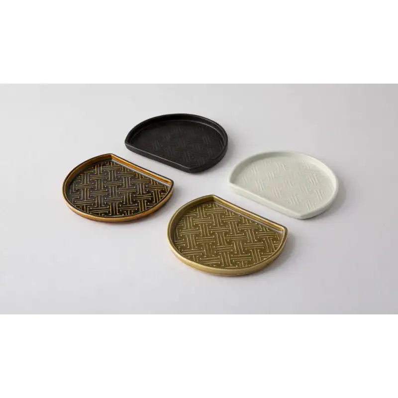 Chaora - Swastika Half Moon Plate - Chaora - Tableware - Harumio