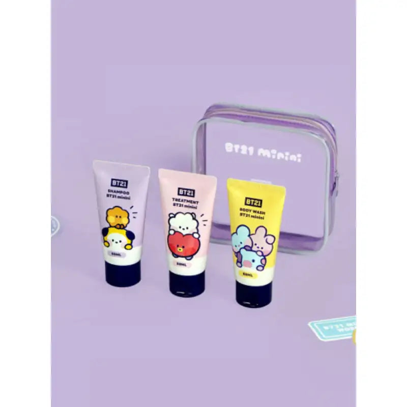 BT21 - Minini Travel Kit - LINE FRIENDS - Hair & Body Care - Harumio BT21 - Minini Travel Kit - LINE FRIENDS - Hair & Body Care - Harumio