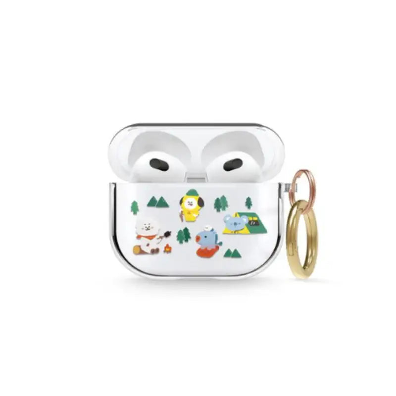 BT21 - AirPods And AirPods Pro Clear Case - LINE FRIENDS - AirPods Case - Harumio