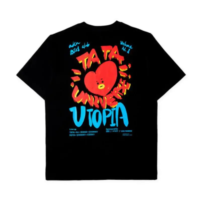 BT21 - Utopia Short Sleeve T-shirt - LINE FRIENDS - T-Shirt - Harumio BT21 - Utopia Short Sleeve T-shirt - LINE FRIENDS - T-Shirt - Harumio