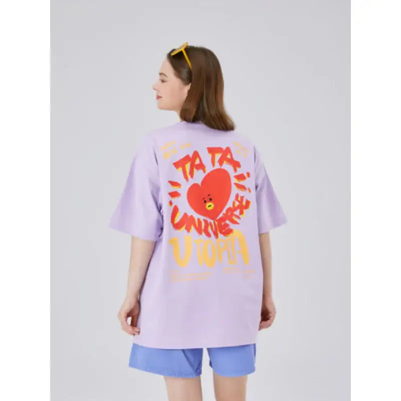 BT21 - Utopia Short Sleeve T-shirt - LINE FRIENDS - T-Shirt - Harumio BT21 - Utopia Short Sleeve T-shirt - LINE FRIENDS - T-Shirt - Harumio