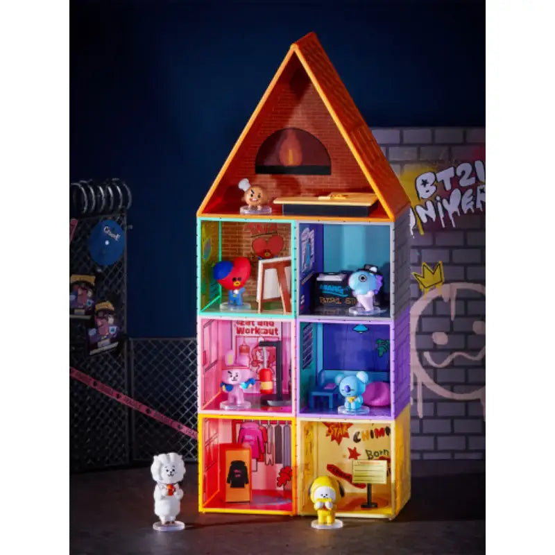 BT21 - 5th Anniversary Mini House Figure Set - Line Friends - Accessories - Harumio